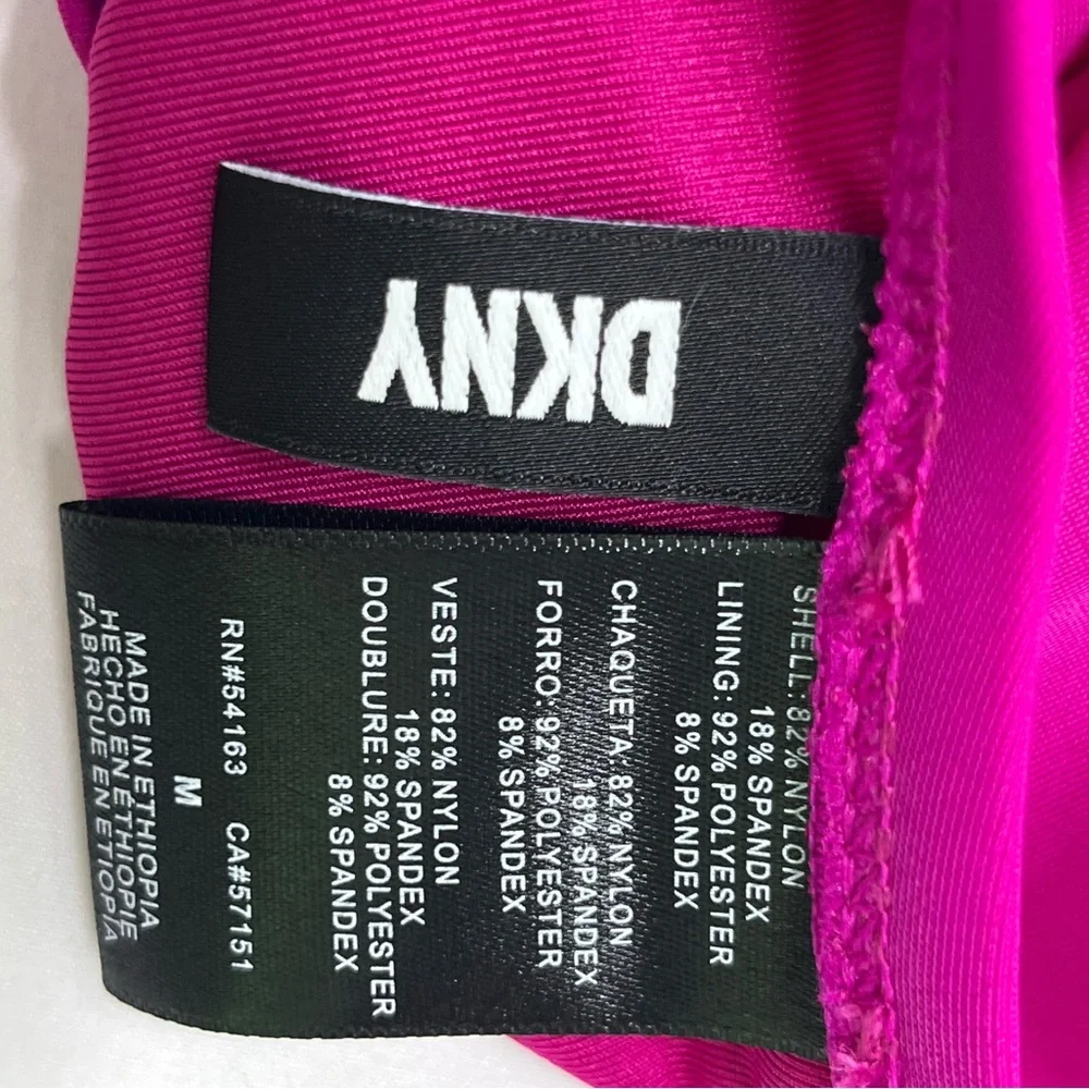DKNY Hot Pink Swim top - Picture 7 of 10